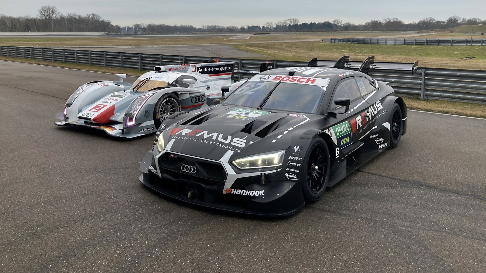 Audi RS5 DTM and R18 E-Tron Quattro